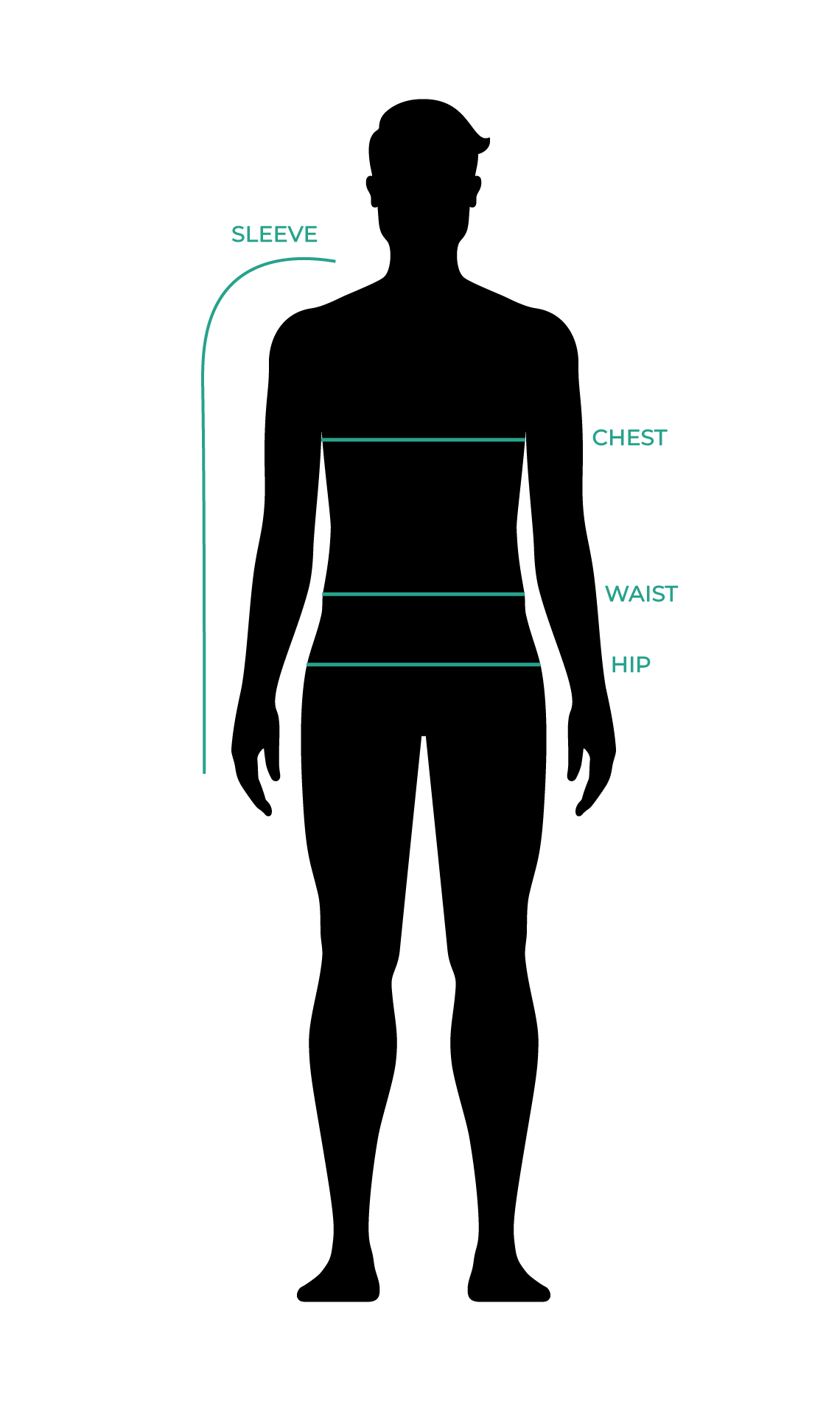 men icon size guide